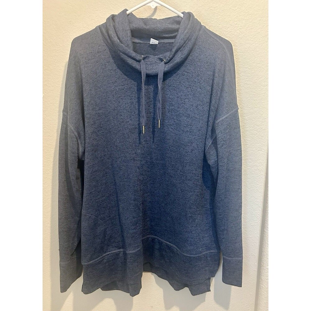 Old Navy Sweater-Knit Mock-Neck Tunic Sweatshirt size XL